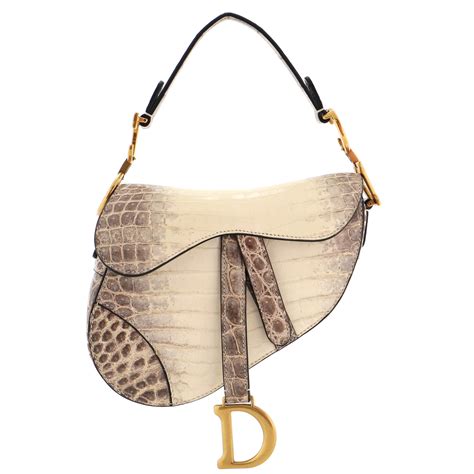 himalayan croc dior bag|christian dior saddle bag.